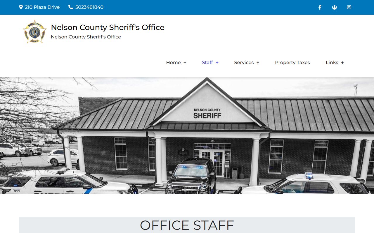 Nelson County arrest records and court charges sheriff warrants contact