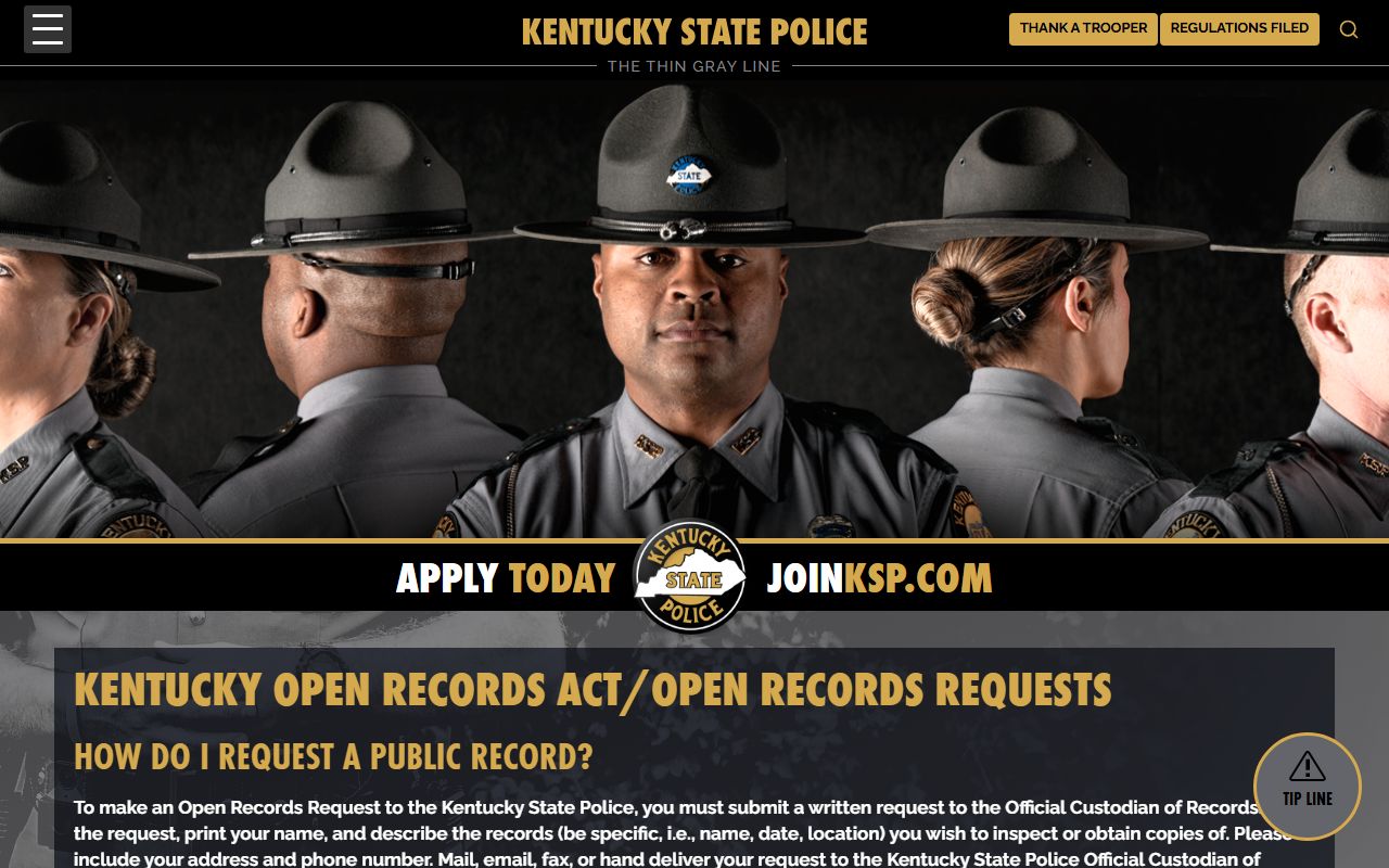 Nelson County arrest records and court charges Kentucky State Police open records