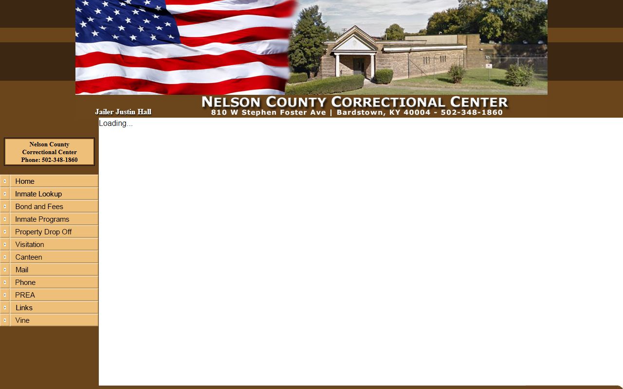 Nelson County inmate search jail roster frame