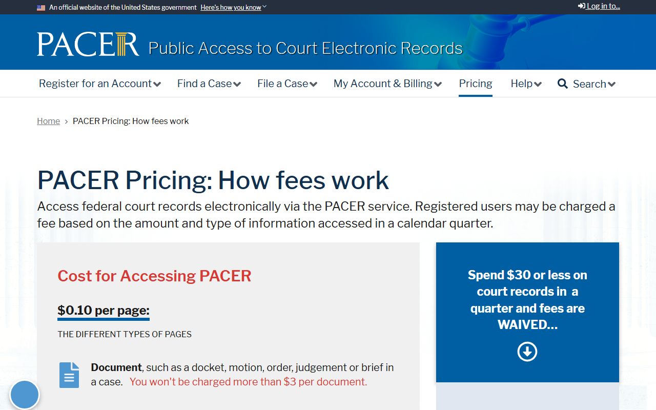 Nelson County warrant search PACER pricing source